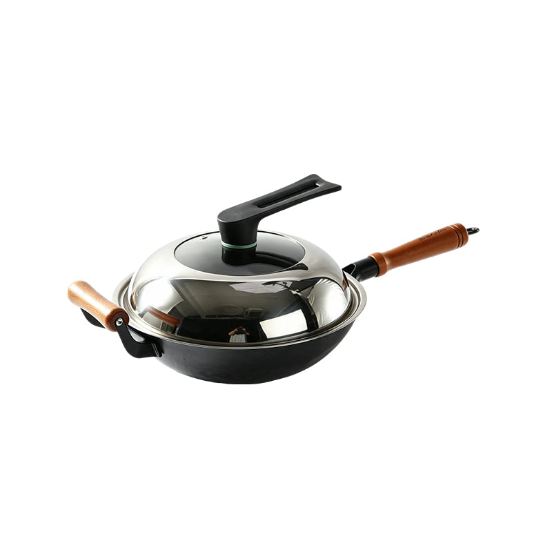 30cm Cast Iron Wok